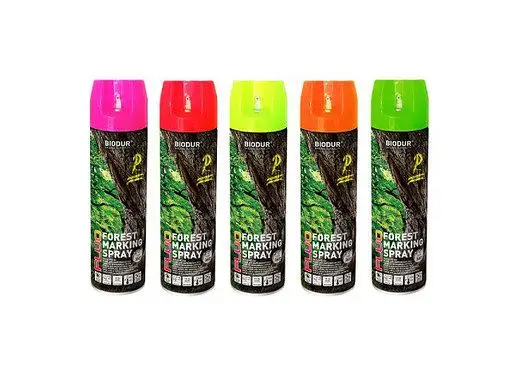 Фарба Biodur для маркування в аерозольній упаковці 500 мл., помаранчевий